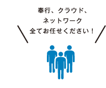 奉行、クラウド、ネットワーク 全てお任せください！